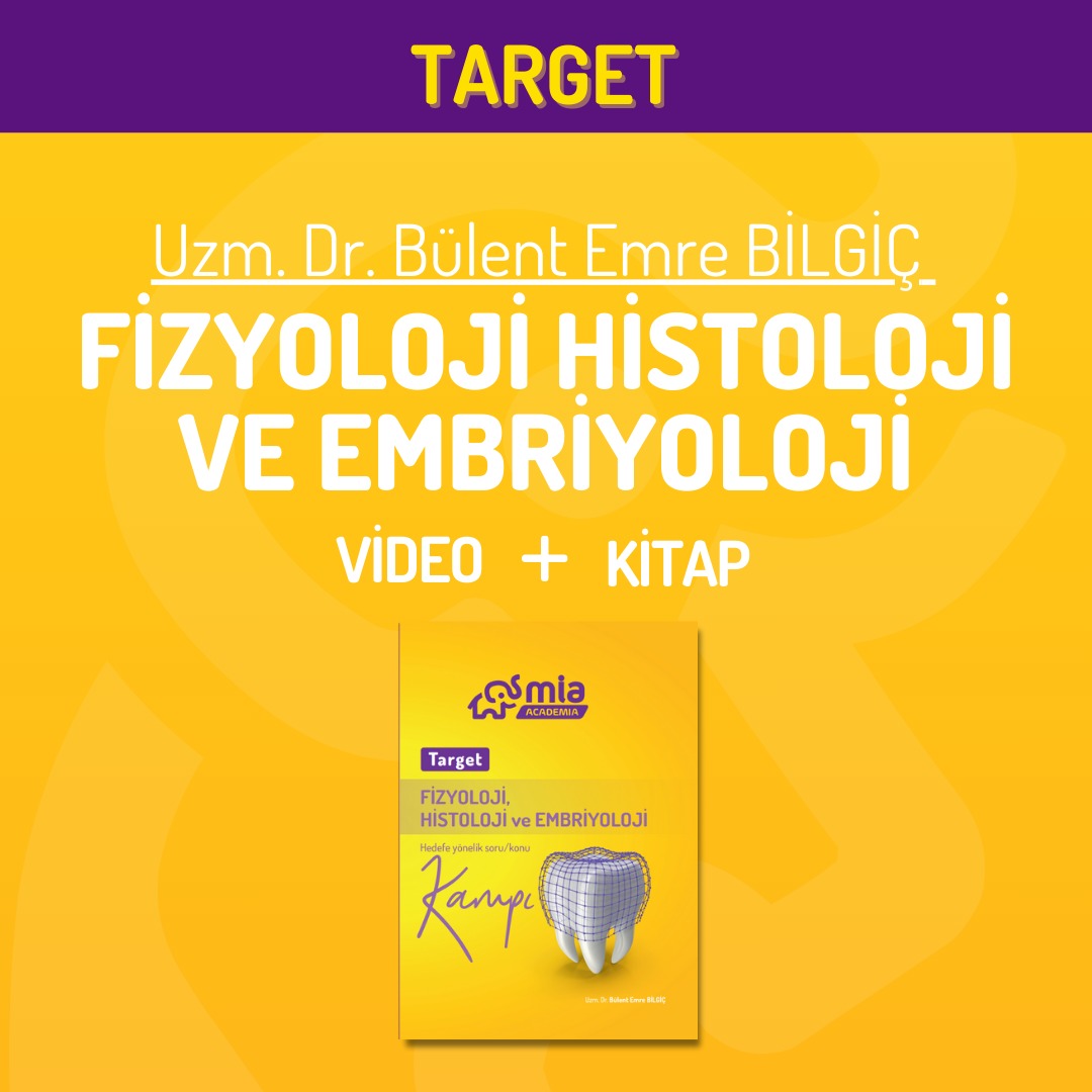 DUS Target Fizyoloji Son Tekrar Soru/Konu Kampı