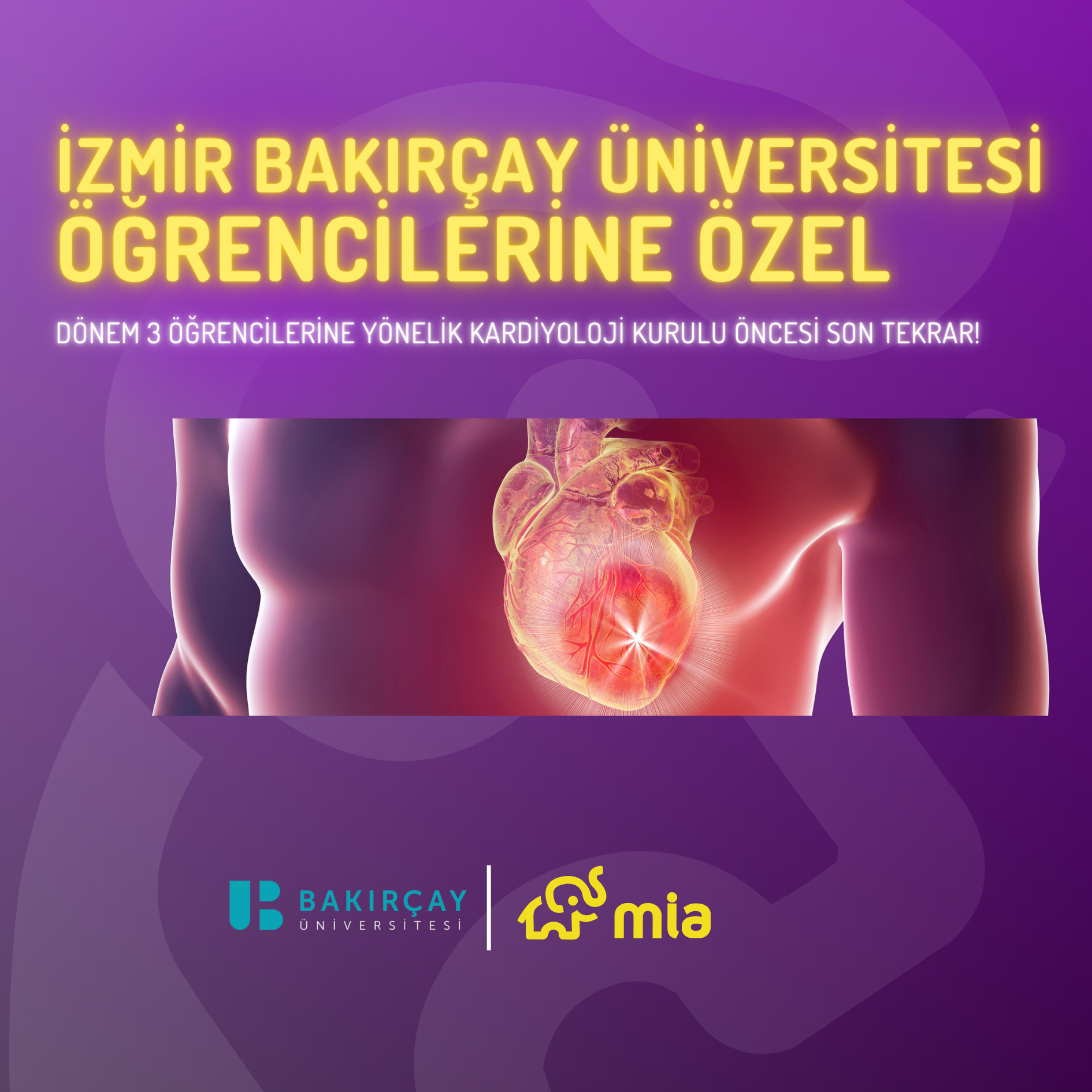 Kalp Hastalıkları İzmir Bakırçay Üniversitesi Dönem 3 Öğrencileri İçin Kurul Öncesi Son Tekrar